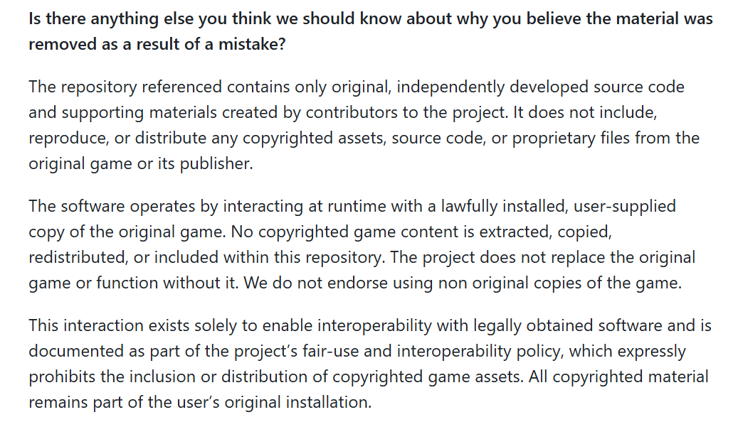 MTA's counter-notice to GitHub